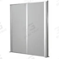 PORTA-KING Partition Wall: 10 ft x 10 ft, Steel, Gray, Painted (MPN FSP1010-ST). Key specifications — Frame Material: Aluminum; Finish: Painted; Includes Floor Track: Yes; Brand: PORTA-KING.