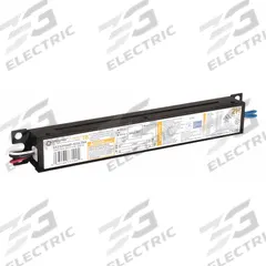 GE LAMPS Fluorescent Ballast: 120 to 277V AC, 1/2 Lamps Supported, 9 1/2 in Overall Lg (MPN GE232MAXP-H-ULTRA). Key specifications — attr1125022: (1 or 2) F32T8; attr239899: GE LAMPS; attr1125144: 2.