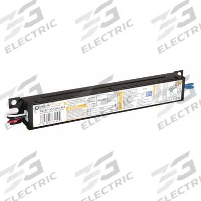 GE LAMPS Fluorescent Ballast: 120 to 277V AC, 1/2 Lamps Supported - Instant Start Electronic Fluorescent Ballasts