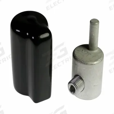 BURNDY 1/0 AWG OFFSET AL MECH PIN ADAPTOR: 2 AWG Pin Size - Pin Terminal Compression Adapters