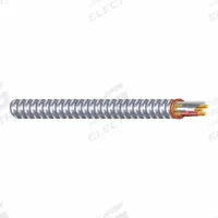 SOUTHWIRE Metal Clad Cable: 12 AWG, 3 Conductors, Copper, 25 ft, Aluminum, Std, THHN/THWN (MPN 61023221). Key specifications — Brand: SOUTHWIRE.