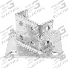 Strut Channel Fitting: 1 5/8 in x 3 1/4 in For Strut Channel Size, Hot Dipped Galvanized, 8 Holes (MPN V6945HDG). Key specifications — For Strut Channel Size: 1-5/8 in x 3-1/4 in; Manufacturer Part Number: V6945HDG; Brand: VAST; Material: Steel; Finish: Hot Dipped Galvanized.
