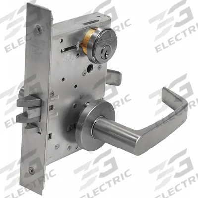 CORBIN RUSSWIN Door Lockset: Classroom Security Lever Locksets, Chrome