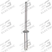 Blind Rivet,1/8 in dia,PK100: Inch, 1/2 in Body Lg, 0.125 in Shank Dia, Open End, Dome, 100 PK (MPN 9243PK). Key specifications — Brand: APPROVED VENDOR.