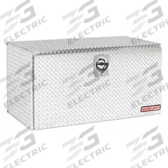 WEATHER GUARD Underbody Truck Box: Underbody Truck Box, Single Drop-Down Door Door, 24 in Overall Dp (MPN 650-0-02). Key specifications — Color: Silver; Brand: WEATHER GUARD; Lock Type: Keyed.