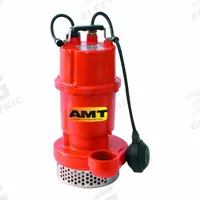 AMT PUMPS Submersible Sump Pump: 1/2 hp, 1/4 in Max. Dia. Solids, Continuous Duty, 115V AC, FNPT (MPN 5792-95). Key specifications — Shaft Seal Material: Nitrile Rubber; Impeller Material: Cast Iron; Includes: Automatic Float Switch; Rated Voltage: 115V AC; Volute Material: Cast Iron; Brand: AMT PUMPS.
