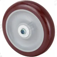 APPROVED VENDOR Caster Wheel: 5 in Wheel Dia., 1 1/2 in Wheel Wd, Polyurethane, 450 lb Load Rating (MPN 26Y375). Key specifications — Brand: APPROVED VENDOR; Wheel/Tread Color: Red.