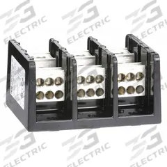 SQUARE D Power Distribution Block: Open, Lug, Lug, 6 AWG – 400 kcmil For Line Side Wire Sizes (MPN 9080LBA363106). Key specifications — attr1361688: Surface; attr1308686: SQUARE D; attr1361672: Copper.