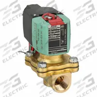 REDHAT Solenoid Valve: 2-Way, Normally Closed, 1/2 in Pipe Size, 100 to 240V AC/DC, Watertight (MPN 8210P094LF 100-240). Key specifications — Pipe Size: 1/2 in; Voltage: 100 to 240V AC/DC; Brand: REDHAT; Coil Enclosure: Watertight.