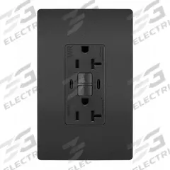 USB Receptacle: Duplex, 5-20R, 2 USB Ports, USB Type C, Black, 125V AC, 20 A, GFCI (MPN 2097TRWRUSBCCBK). Key specifications — Brand: LEGRAND.