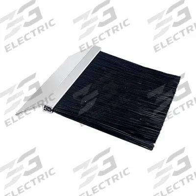 AMERICAN GARAGE DOOR SUPPLY Brush Seal: 45° Angle, Polypropylene, 1 1/3 in Brush Lg - Material Handling