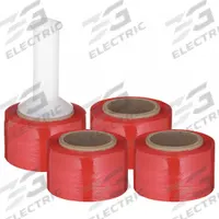 APPROVED VENDOR Stretch Wrap Film: 80 ga Gauge, 3 in Overall Wd, 1,000 ft Overall Lg, Red, 4 PK (MPN 15A918). Key specifications — Color: Red; Brand: APPROVED VENDOR.