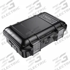 PELICAN Protective Case: Black, Stationary, 0.85 lb Wt, Polycarbonate (MPN M50). Key specifications — Closure Type: Padlock; Material: Polycarbonate; Brand: PELICAN.