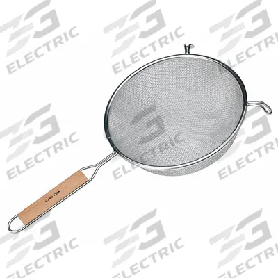 VOLLRATH Wire Strainer: Medium Double Mesh Mesh Size, 12 1/4 in Overall Lg - Wire Mesh Strainers