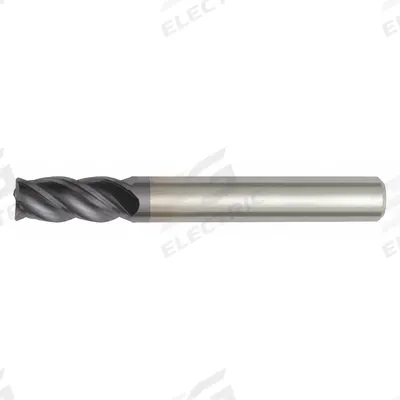 WIDIA HANITA Corner Radius End Mill: Carbide, TiAlN Coated, 4 Flute, 1/2" Mill Dia - Fast-Cutting Carbide Corner-Radius End Mills for Steel & Cast Iron