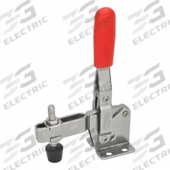 JW WINCO Vertical Acting Toggle Clamp: Vertical Handle, Flange Base Mounting, 73 mm Arm Lg, Rubber (MPN 810-230-C-NI). Key specifications — Brand: JW WINCO.