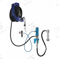APPROVED VENDOR Air Drum Pump: Pump w/ Hose Reel, Discharge Hose & Nozzle, 3:1, 6 gpm Max. Flow Rate (MPN ACTKIT31). Key specifications — Brand: APPROVED VENDOR; Suction Tube Material: Steel.