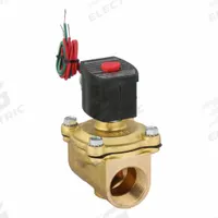 REDHAT Solenoid Valve: 2-Way, Normally Closed, 1 1/4 in Pipe Size, 120V AC, High Flow, Brass Body (MPN EF8210G055). Key specifications — Pipe Size: 1-1/4 in; Voltage: 120V AC; Brand: REDHAT; Coil Enclosure: Explosion Proof.