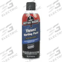 MOTOR MEDIC Starting Fluid: 11 oz Container Size, Diesel Engines/Gasoline Engines, Thrust (MPN M3815). Key specifications — Compatible Engine Type: Gasoline Engines; Series: Thrust; Features: Quick Start in Extreme Cold Conditions; Brand: MOTOR MEDIC.