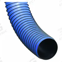Industrial Ducting Hose: 5 in Hose Inside Dia., 25 ft Hose Lg, 20 psi, 4.1 in Bend Radius (MPN 0658-0500-0601). Key specifications — Temp. Range: -60° to 275°F; Brand: HI-TECH DURAVENT.