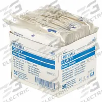 COVIDIEN Sponge: 3 in Dressing Lg, 3 in Dressing Wd, Gauze, Non-Sterile, 50 PK (MPN KCGS019903). Key specifications — Water Resistance: Not Water Resistant; Unitized: Unitized; Standards: USP Type VII Gauze Requirements; Manufacturer Part Number: KCGS019903; Product Type: Gauze Sponge; Sterility: Non-Sterile; Brand: COVIDIEN; Fastener Included: Fastener Not Included.