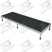 COTTERMAN Work Platform: 8 in Platform Ht - Max, 24 in Platform Wd, 72 in Platform Dp, Adj Ht, 8 in (MPN 1SAWP2472A8 A5-8 B1 P6). Key specifications — Brand: COTTERMAN; Color: Silver; Tread Type: Antifatigue Mat.