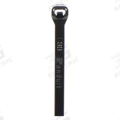 PANDUIT Cable Tie: 4 1/2 in Nominal Lg, 1 in Nominal Max. Bundle Dia., 0.12 in Wd, Black, 100 PK (MPN SG100M-C0). Key specifications — Outdoor Use: Yes; Color: Black; Brand: PANDUIT.