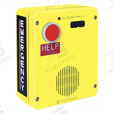 HUBBELL GAI-TRONICS Emergency Weatherproof Telephone: Surface Mount - Emergency and Public Access Speakerphones