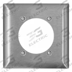 LEVITON Wall Plate: Toggle, 2 Gang, Std Size (MPN SL701). Key specifications — Brand: LEVITON; Material: Stainless Steel.