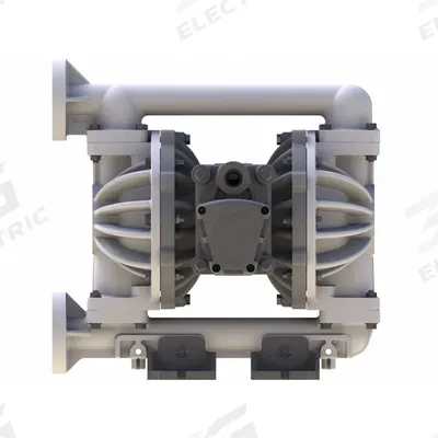 VERSAMATIC Air Operated Double Diaphragm Pump: Polypropylene Body, 1 in, Flange Connection - Polypropylene Housing AODD Pumps