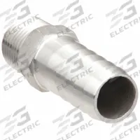 APPROVED VENDOR Barbed Hose Fitting: For 1/2 in Hose I.D., Hose Barb x NPT, Male x Male, Hex, Rigid (MPN HB025-050SS). Key specifications — Fitting Connection Type: Hose Barb x NPT; Fitting Gender: Male x Male; Nipple Grip Type: Hex; Brand: APPROVED VENDOR.