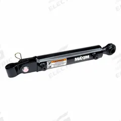 MAXIM Hydraulic Cylinder: 2.5 in Bore Dia., 10 in Stroke Lg, 21 1/2 in Retracted Lg, 14,720 lb (MPN 218567). Key specifications — attr98893: MAXIM.