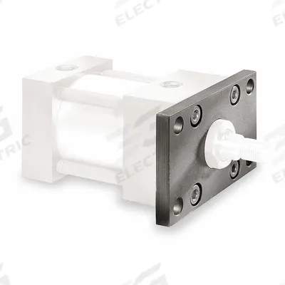 SPEEDAIRE Steel Front/Rear Flange Mounting Kit: Flange, Fits 2 1/2 in Bore Dia, Steel - Flange Mounting Hardware
