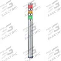 PATLITE Tower Light Assembly: 3 Tier, No Sounder Tier, IP42, Amber/Green/Red, Direct Wire, Steady (MPN ME-302A-RYG). Key specifications — Manufacturer Part Number: ME-302A-RYG; Brand: PATLITE; Operating Voltage: 24V DC; Light Tier Color: Red.