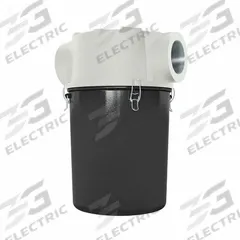 SOLBERG Vacuum Filter: 5 micron Rating, 99% Efficiency, 13 1/2 in Outside Dia, 18 5/8 in Overall Ht (MPN CT-235P-400C). Key specifications — attr101190: CT-235P-400C; attr101198: 2EPU6; attr101207: Carbon Steel; attr101193: SOLBERG.