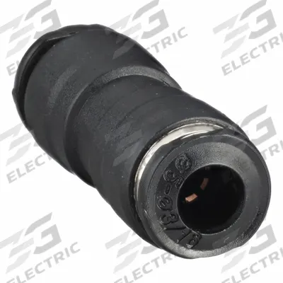 AIGNEP USA Push-Fit Adapter Fitting: 5 mm OD x 5 mm OD Size - Nylon & Nickel-Plated Brass Tube Fittings