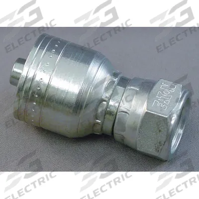 AEROQUIP Hydraulic Crimp Fitting: Steel x Steel, Straight, -24 For Hose Dash Size - Aeroquip Crimp Hydraulic Hose Fittings with BSPP Connection