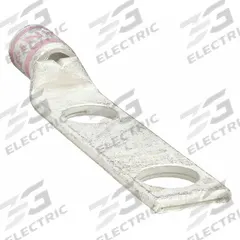 Compression Lug: For 1/0 AWG, Stranded Wire, 1/2 in Stud Size, Std, Copper Barrel (MPN 24C444). Key specifications — Inspection Hole: Yes; For Wire Type: Stranded; For Wire Sizes: 1/0 AWG; Brand: APPROVED VENDOR; Manufacturer Part Number: 24C444.
