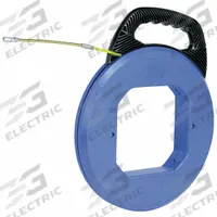 IDEAL Fish Tape: 200 ft Lg, Manual Wind Tape Retraction, Round Tape Shape, Leader End Style, 31-064. Key specifications — attr306613: 31-064; attr306630: Tuff-Grip Pro; attr306618: Tuff-Grip Pro Case; attr306631: Rotating; attr306616: IDEAL; attr542118: Manual Wind; attr544274: 16 in.