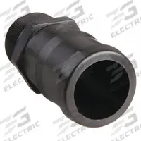 BANJO Barbed Hose Fitting: For 2 in Hose I.D., Hose Barb x NPT, 2 in x 1-1/2 in Fitting Size, Hex (MPN HB150-200). Key specifications — attr297231: Hose Barb x NPT; attr297233: Male x Male; attr297234: Hex; attr303817: BANJO.