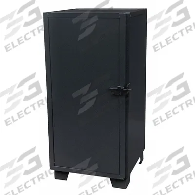 JAMCO Storage Cabinet: 24 in x 24 in x 54 in, Swing Handle & Padlock Hasp, 14 ga Panel Thick - Industrial Shelf Cabinets