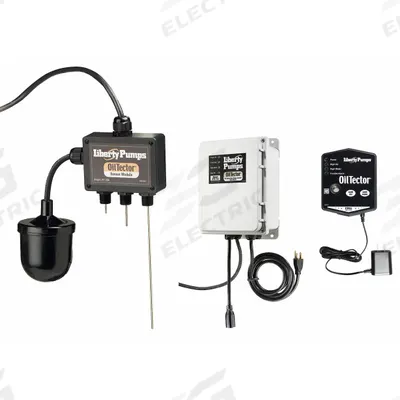 LIBERTY PUMPS Oiltector(R) Pump Control and Alarm: Simplex, Single Phase, 115V AC, 15 A - Elevator Sump Pump Control Panels