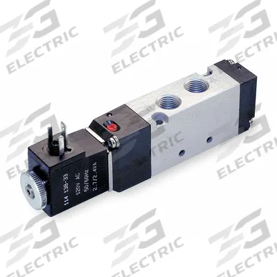 ARO Solenoid Air Control Valve: Sierra, Four-Way / Two-Position, 24V DC - ARO Sierra Series Solenoid-Operated Inline Air Control Valves