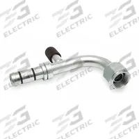 AEROQUIP O-Ring Hose Fitting: 90° O-Ring Fitting, 12 Dash Size, 0.63 in Hose Inside Dia., R134 (MPN FJ3012-03-1212S). Key specifications — Refrigerant Type: R134; Brand: AEROQUIP; Product Type: 90° O-Ring Fitting.