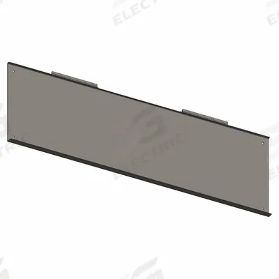 BERNER Wall Mounting Plate: 1/2 in x 44 3/4 in (MPN 40LWD042WMP-WH) - Wall Mounting Plates