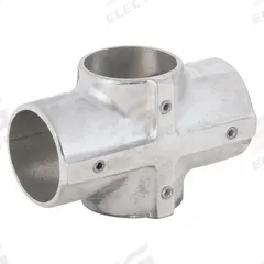 Structural Pipe Fitting: Cross, Cross, 2 in For Pipe Size, For 2 3/8 in Actual Pipe Outer Dia, Gray (MPN 7-9). Key specifications — Manufacturer Part Number: 7-9; Brand: HOLLAENDER; Finish: Mill; Material: Aluminum; Product Type: Cross.