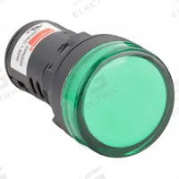 DAYTON Raised Panel Light: 22 mm Panel Mounting Hole Dia, LED, Raised Head (MPN 22NZ04). Key specifications — Brand: DAYTON; Electrical Connection: M3.5 Screw.