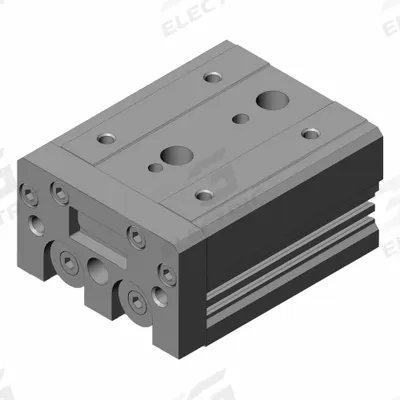 SMC Air Slide Table: 20 mm Stroke Lg, 20 mm Bore Dia, Mfr Part # MXS20-20, MXS Series - Pneumatic Slide Tables