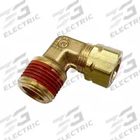 PARKER Compression Fitting Adapter: 1/2 in OD x 1/2 in Pipe Fitting Size, Compression x MNPT, Brass (MPN VS169CA-8-8). Key specifications — Brand: PARKER.