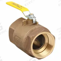 APOLLO Manual Two-Way Ball Valve: 3 in, Bronze, Straight, FNPT x FNPT, 600 psi Max. Pressure (CWP) (MPN 8010001). Key specifications — Brand: APOLLO; Handle: Lever.